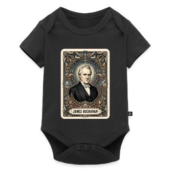 Carte de tarot James Buchanan - Body à manches courtes Premium Bébé - noir - Devant