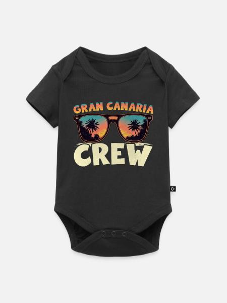 Gran Canaria Crew - Baby Premium Kurzarmbody - Schwarz