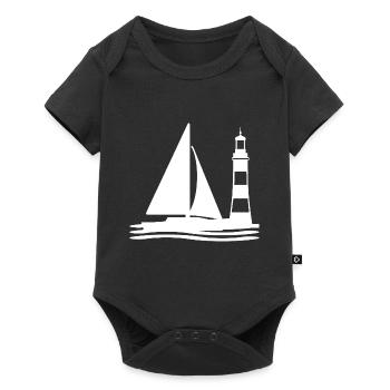 Sail - Baby Premium short-sleeve bodysuit - black - Front