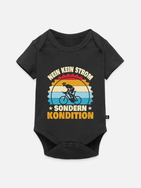 Kein Strom - Baby Premium Kurzarmbody - Schwarz