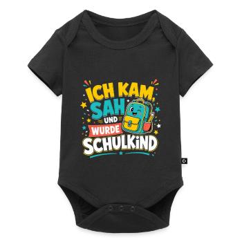 Schulkind - Baby Premium Kurzarmbody - Schwarz - Vorne