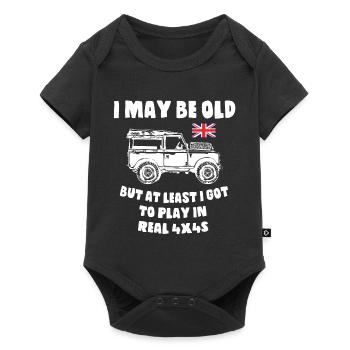 I_Got_to_Play_4x4 - Baby Premium short-sleeve bodysuit - black - Front