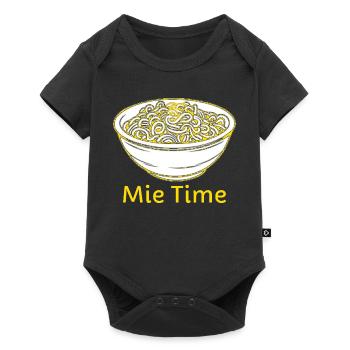 Mie Time Noodle Bowl - Baby Premium short-sleeve bodysuit - black - Front
