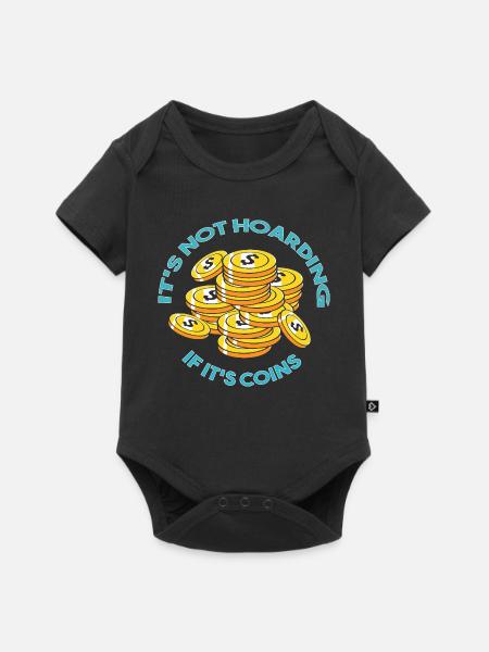 Münzsammler - Baby Premium Kurzarmbody - Schwarz