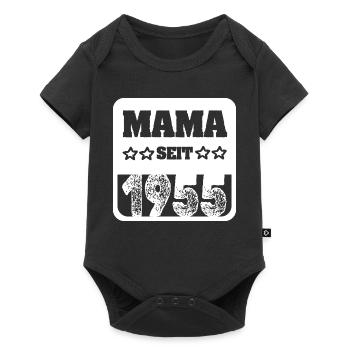 Baby 1955 - Baby Premium Kurzarmbody - Schwarz - Vorne