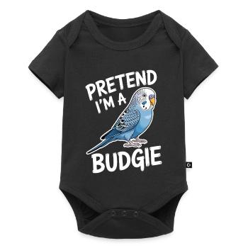 Budgie Sayings Joke Budgie Gift - Baby Premium short-sleeve bodysuit - black - Front