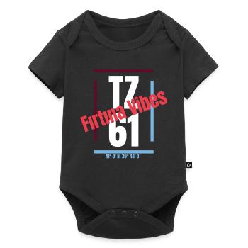 Firtina Vibes Trabzon - Baby Premium short-sleeve bodysuit - black - Front