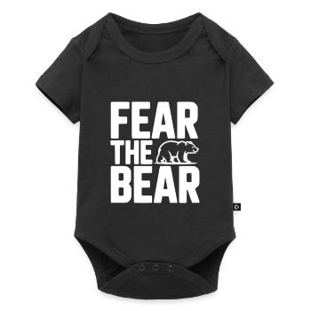 Fear The Bear - Baby Premium short-sleeve bodysuit - black - Front