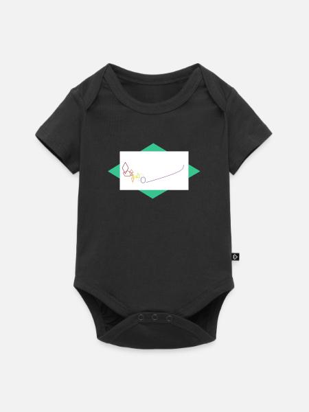 Die Reise der Formen - Baby Premium Kurzarmbody - Schwarz