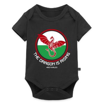 Le Dragon s’élève, Indy Wales - Body à manches courtes Premium Bébé - noir - Devant