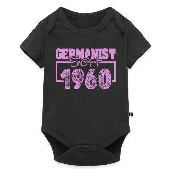 1960 - Baby Premium Kurzarmbody - Schwarz - Vorne