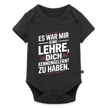 Lehre Dich Kennenzulernen Ex Freund Trennung Ex - Baby Premium Kurzarmbody - Schwarz - Vorne