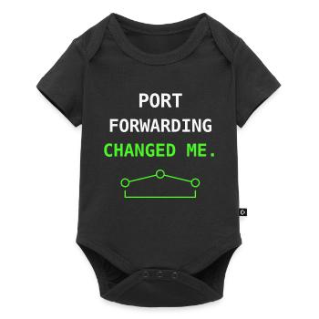 Redirection de port Change Me IT Humour Nerd Gift++ - Body à manches courtes Premium Bébé - noir - Devant