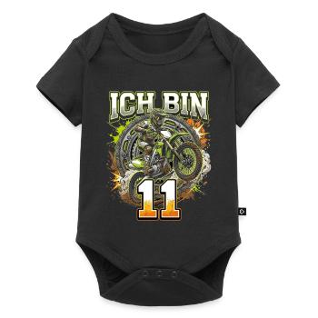 I'm Motocross Nitro 11 - Baby Premium short-sleeve bodysuit - black - Front
