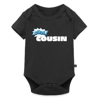 Cool Cousin Statement Design for Cousin - Baby Premium short-sleeve bodysuit - black - Front