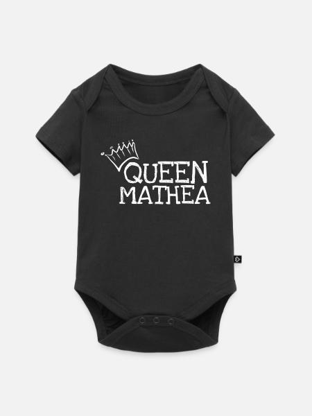 Influencer Mathea - Baby Premium Kurzarmbody - Schwarz