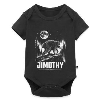 Raton Laveur Jimothy Pleine Lune Sunset Vintage - Body à manches courtes Premium Bébé - noir - Devant