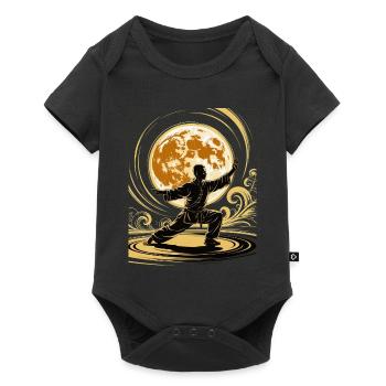 Méditation Zen du Tai Chi – Entraînement au Chi Qigong - Body à manches courtes Premium Bébé - noir - Devant