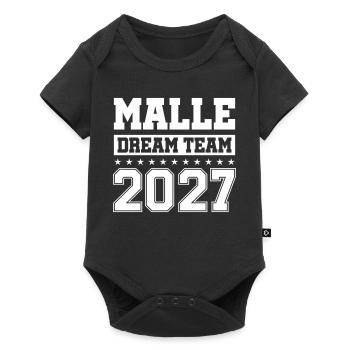 ÉQUIPE DE RÊVE DE MALLE 2027 - Body à manches courtes Premium Bébé - noir - Devant