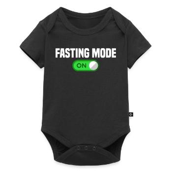 Fasting Mode On Toggle Graphic Tee - Baby Premium short-sleeve bodysuit - black - Front