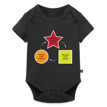Behavioral Therapy, Behavior Therapy - Baby Premium short-sleeve bodysuit - black - Front