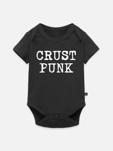 Crust Punk - Baby Premium Kurzarmbody - Schwarz