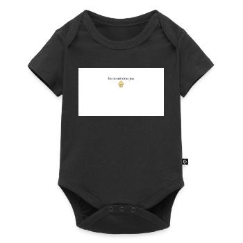 Backe die Welt einen besseren Cupcake - Baby Premium Kurzarmbody - Schwarz - Vorne