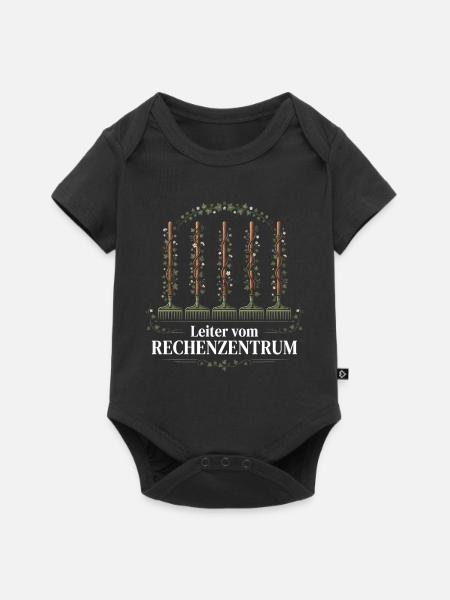 Rechenzentrum Gärtner Garten Gartenarbeit - Baby Premium Kurzarmbody - Schwarz