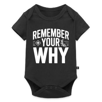 Remember Your Why - Baby Premium short-sleeve bodysuit - black - Front