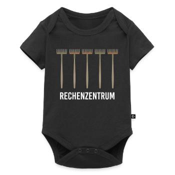 Rechenzentrum Gärtner Garten Gartenarbeit - Baby Premium Kurzarmbody - Schwarz - Vorne