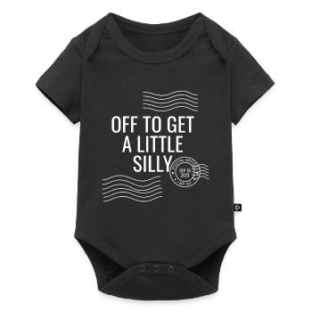 Off To Get A Little Silly - Baby Premium Kurzarmbody - Schwarz - Vorne