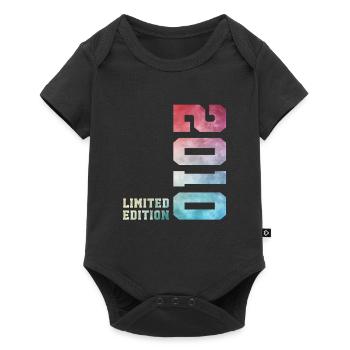 16. Geburtstag Limited Edition 2010 Jahrgang 2010 - Baby Premium Kurzarmbody - Schwarz - Vorne