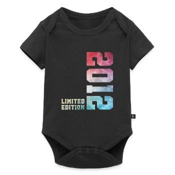 14. Geburtstag Limited Edition 2012 Jahrgang 2012 - Baby Premium Kurzarmbody - Schwarz - Vorne