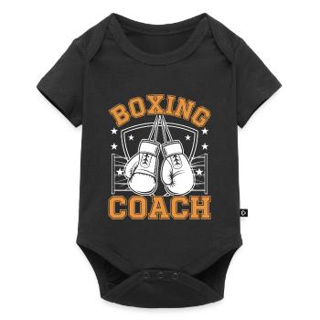 Boxing Coach - Baby Premium Kurzarmbody - Schwarz - Vorne