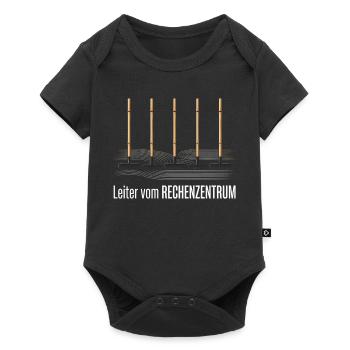 Leiter Vom Rechenzentrum Gartenarbeit Gärtner - Baby Premium Kurzarmbody - Schwarz - Vorne