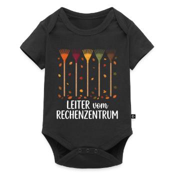 Rechenzentrum Gärtner Garten Gartenarbeit - Baby Premium Kurzarmbody - Schwarz - Vorne