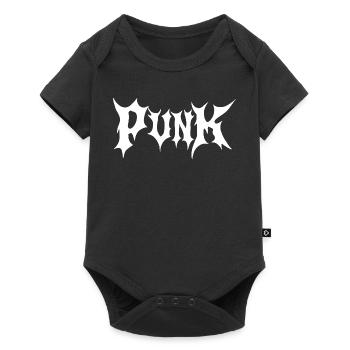 Punk gothic Logo - Baby Premium short-sleeve bodysuit - black - Front