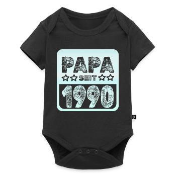 Spruch 1990 - Baby Premium Kurzarmbody - Schwarz - Vorne