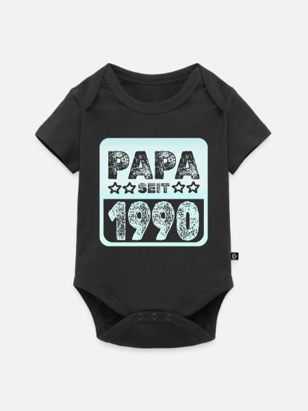 Spruch 1990 - Baby Premium Kurzarmbody - Schwarz