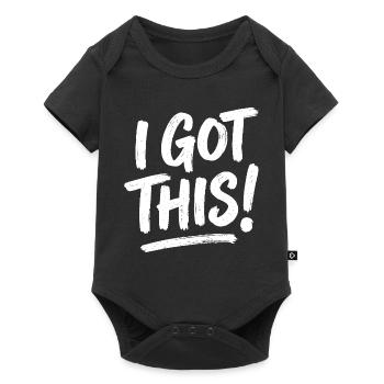 Ich habe diesen kühnen Pinsel bekommen - Baby Premium Kurzarmbody - Schwarz - Vorne