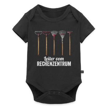 Rechenzentrum IT EDV Nerd Computer Shirt Geschenk - Baby Premium Kurzarmbody - Schwarz - Vorne