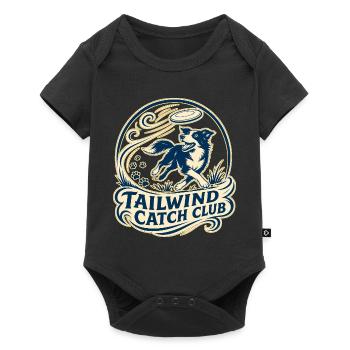 TAILWIND CATCH CLUB Hund - Baby Premium Kurzarmbody - Schwarz - Vorne