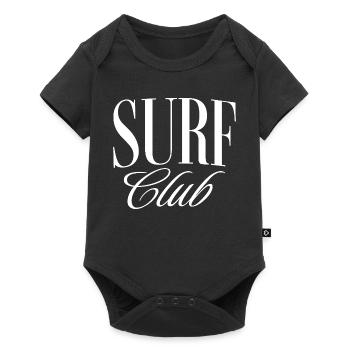 Surf Club - Baby Premium Kurzarmbody - Schwarz - Vorne