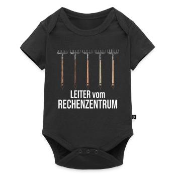 Rechenzentrum Garden Rake Gardener Gardening IT - Baby Premium Kurzarmbody - Schwarz - Vorne