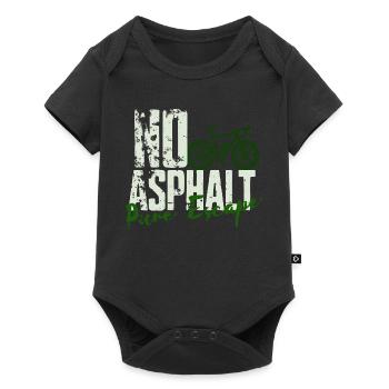 No Asphalt Pure Escape - Baby Premium Kurzarmbody - Schwarz - Vorne