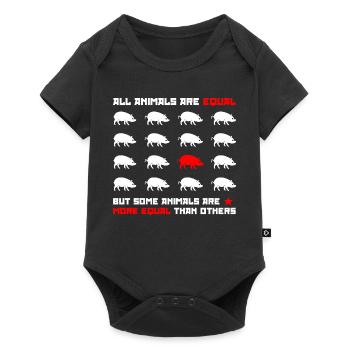 Tous les animaux sont égaux 2 - Body à manches courtes Premium Bébé - noir - Devant