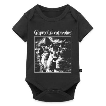 Capreolus capreolus - Baby Premium short-sleeve bodysuit - black - Front