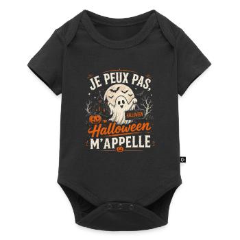 Je peux pas, Halloween m'appelle - Body à manches courtes Premium Bébé - noir - Devant