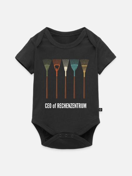 Rechenzentrum Gärtner Garten Gartenarbeit - Baby Premium Kurzarmbody - Schwarz