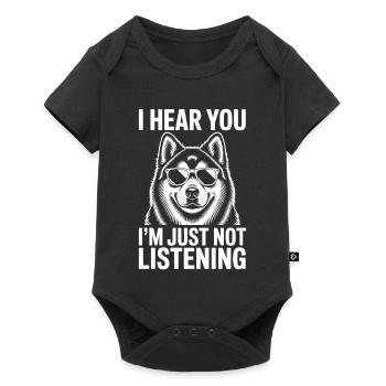 Alaskan Malamute Sayings Alaskan Malamute Gift - Baby Premium short-sleeve bodysuit - black - Front